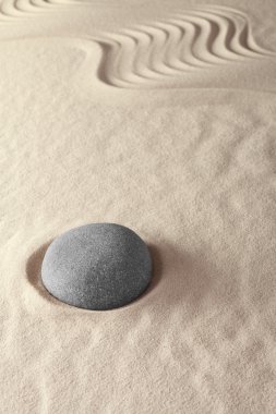 Japanes zen garden clipart