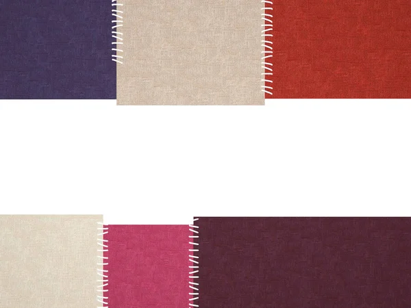 Многоцветная текстура ткани — стоковое фото