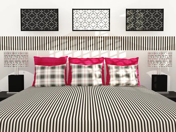 Bedroom interior design. — Stock Photo, Image