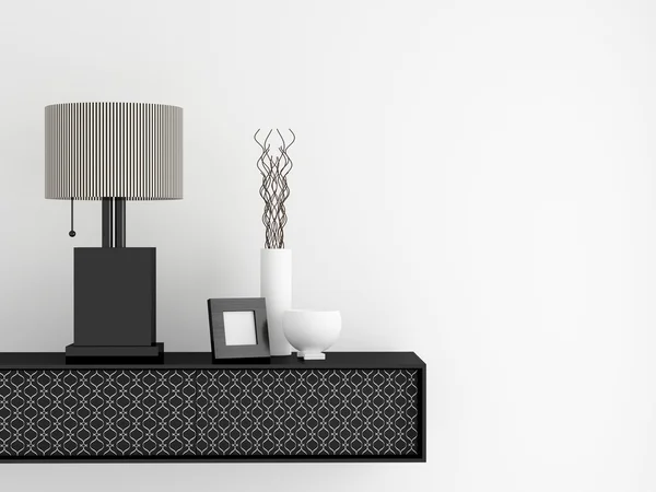 Modernt vardagsrum möbler. inredning och design. — Stockfoto