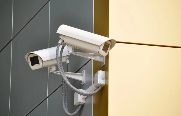 Two CCTV cameras — Stock Photo, Image