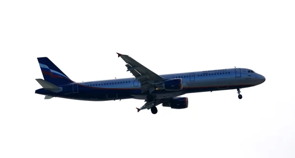 Airbus A321 de la compañía Aeroflot — Foto de Stock