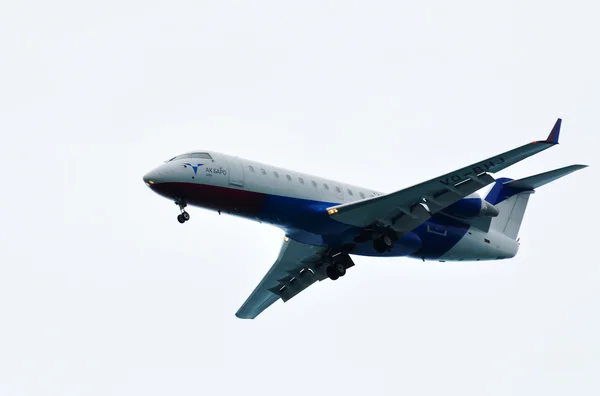 Flugzeug von ak-bars avia in sky — Stockfoto