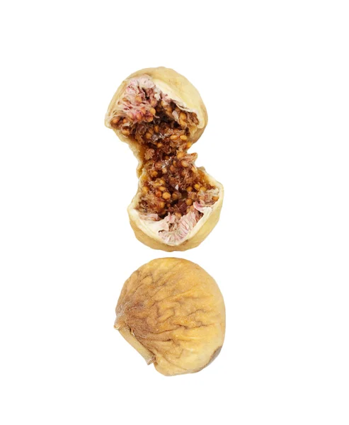 Dried figs isolated on white background — Stock Photo, Image