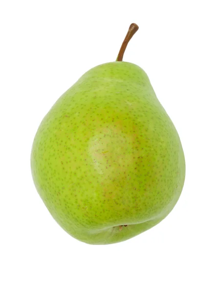 Green pear isolated on a white — Stock Photo, Image