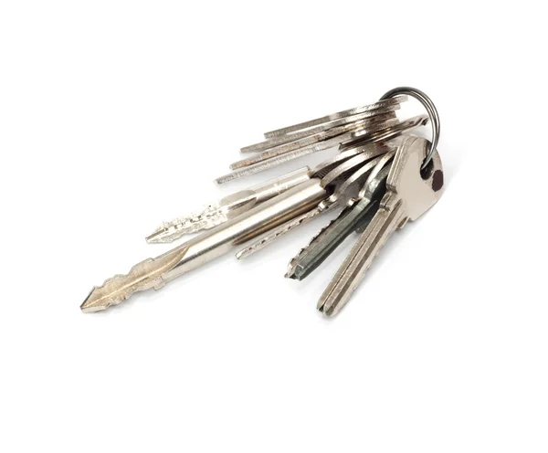 Un mucchio di vecchie chiavi — Foto Stock