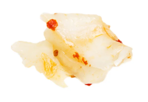 Koreański kapusta z chili na białym tle — Zdjęcie stockowe