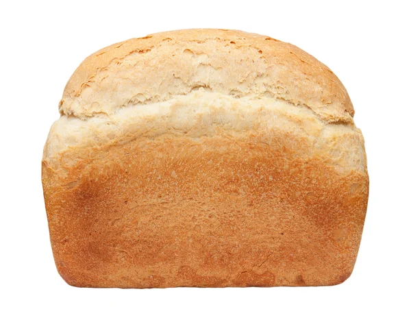 Bochenek chleba izolowany na białym tle — Zdjęcie stockowe