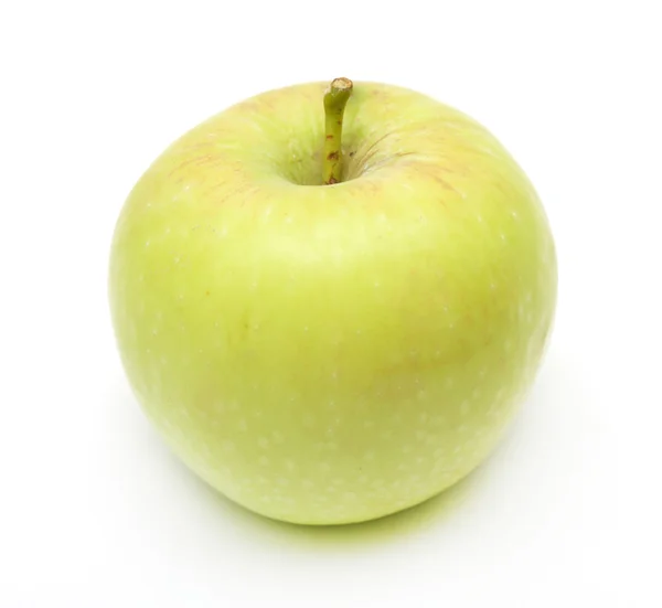 白い背景に緑のリンゴ — ストック写真