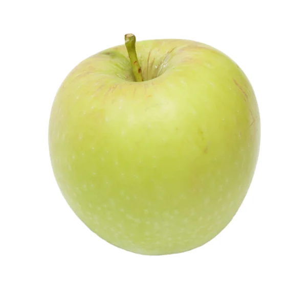 Зеленые яблоки изолированы на белом фоне — стоковое фото
