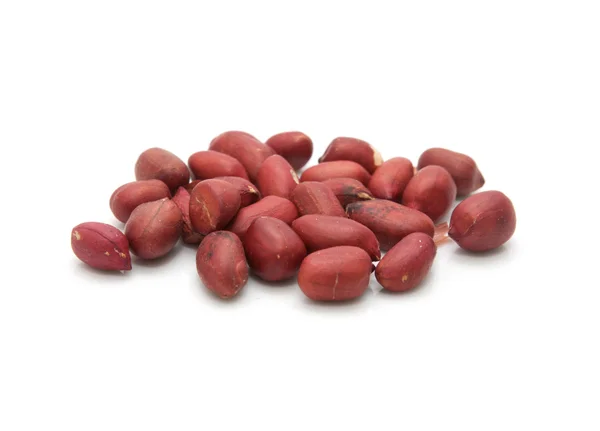 Peanuts on a white background — Stock Photo, Image