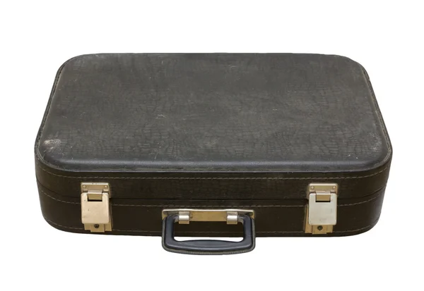 Eski siyah bavul — Stok fotoğraf