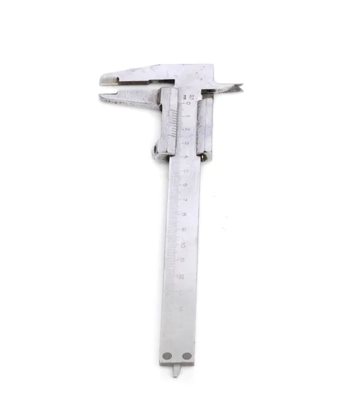Изолированный трамель - инструмент для точного измерения — стоковое фото