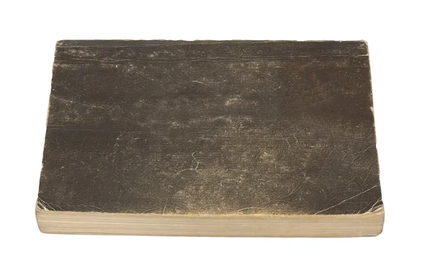 Старая обложка книги изолирована на белом фоне — стоковое фото