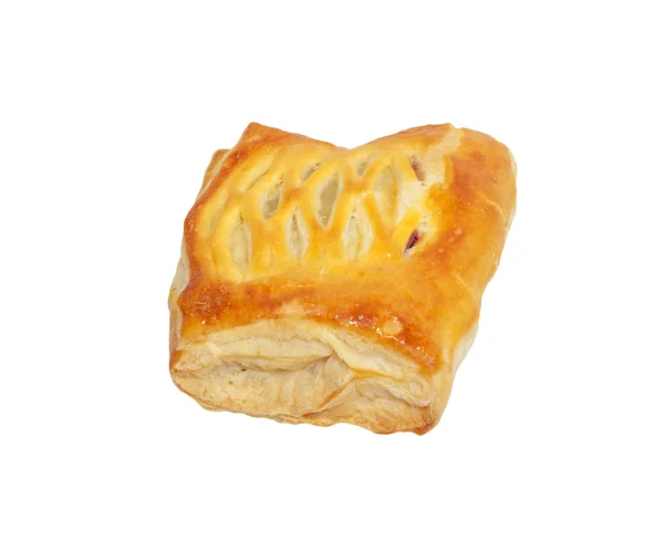 砂糖、白い背景で隔離のパン — ストック写真
