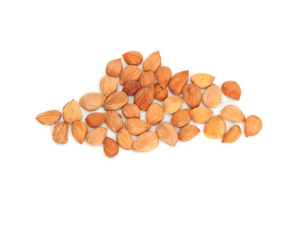 Nuts from dried apricots — Stock Photo, Image