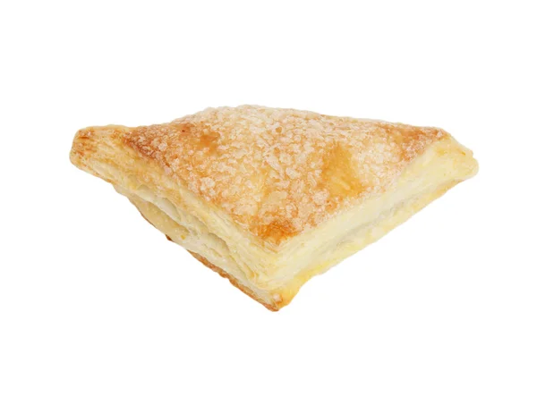 Croissant izolowany na białym tle — Zdjęcie stockowe