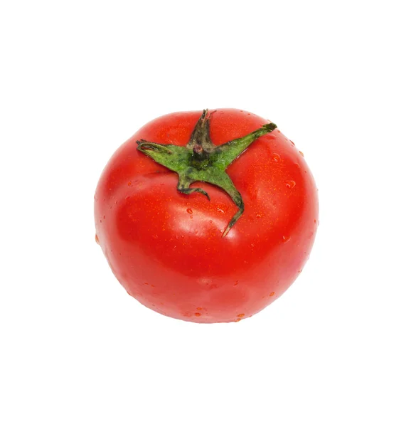 Taze domates beyazda izole edilmiş. — Stok fotoğraf