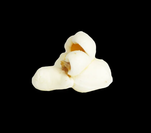 Popcorn isolated on black. — Stock Photo, Image