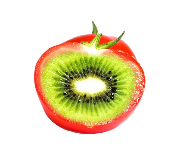 Kiwi em tomate — Fotografia de Stock