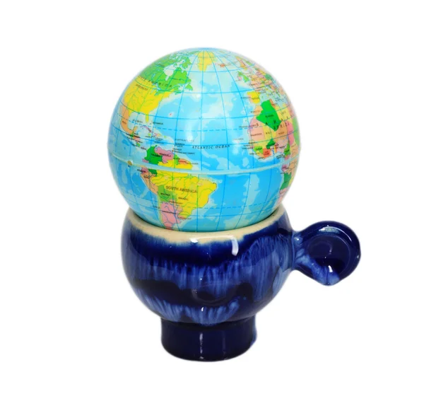 Globus im Glas — Stockfoto