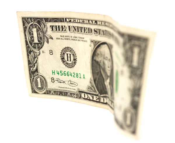 Bir dolar makro — Stok fotoğraf