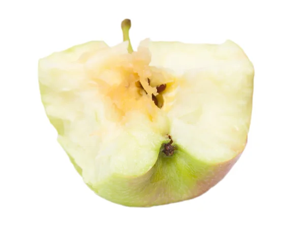 Apfel-Nahaufnahme auf weißem Hintergrund — Stockfoto