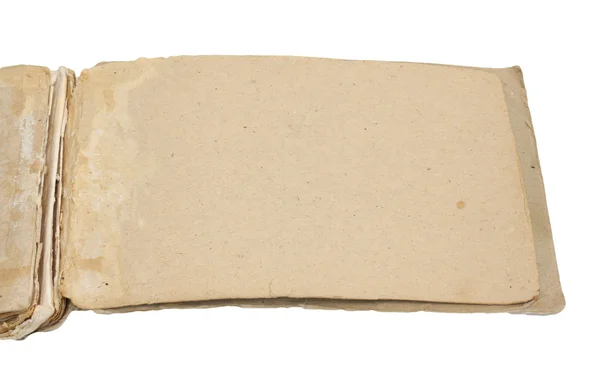 Starý papír izolovaných na bílém — Stock fotografie