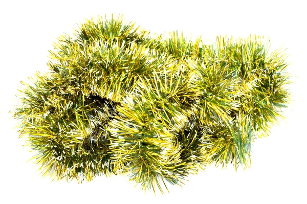 Isolated Tinsel Decoración de Navidad —  Fotos de Stock