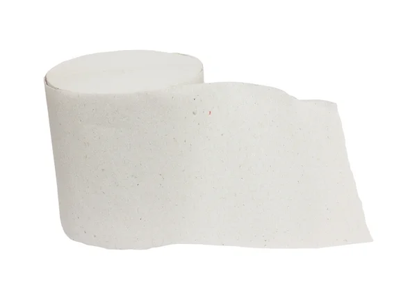 WC-papír fehér háttérrel — Stock Fotó
