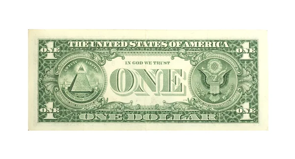 Dólar aislado en blanco — Foto de Stock