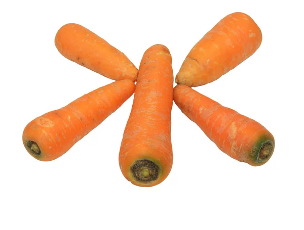 Καρότα σε λευκό — Φωτογραφία Αρχείου