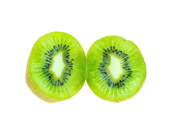 Kiwi-Frucht isoliert auf weißem Hintergrund — Stockfoto