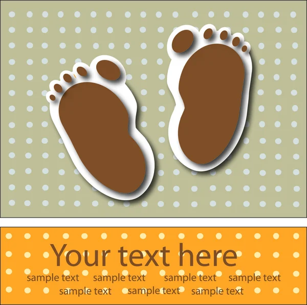 Bigfoot footprints. — Stock Photo, Image