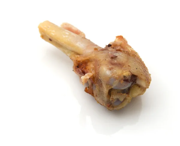 Kemirilmiş tavuk kemiklerinden — Stok fotoğraf