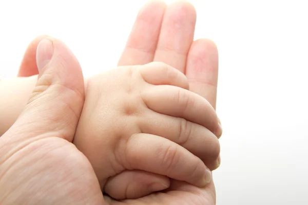Father's and baby's hands — Stock Photo, Image