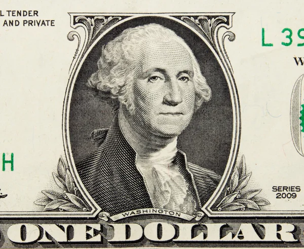 Dollaro in macro shot — Foto Stock