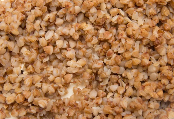 Boiled buckwheat as a background — Stock Photo, Image