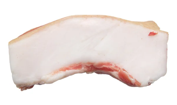 Bacon på en vit bakgrund — Stockfoto