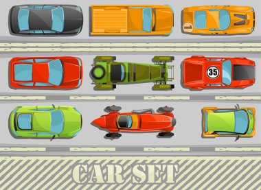 Vector car set clipart