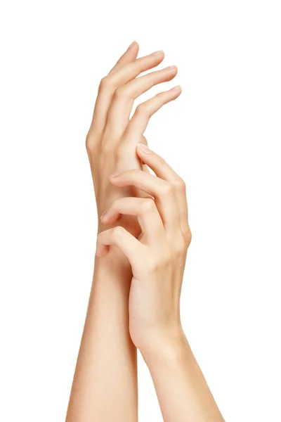 Péče o smyslnost ženské ruce — Stock fotografie