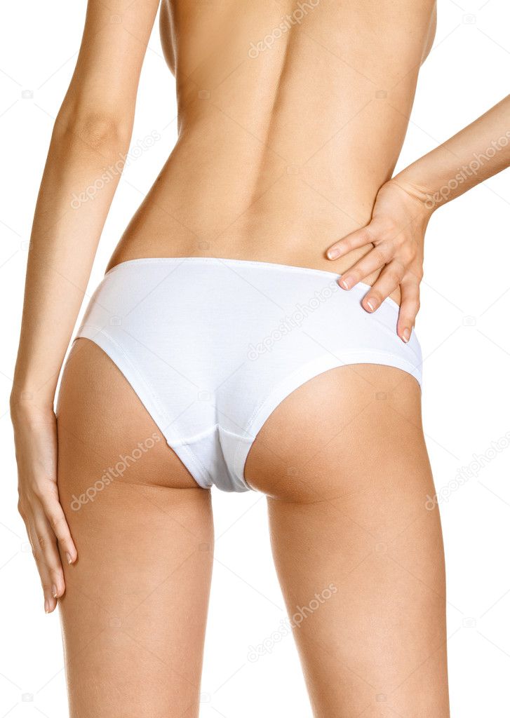 A young girl in her underwear on a white background Stock Photo by  ©yuriyzhuravov 12194871