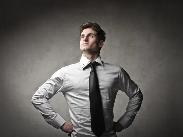 Retrato de um jovem empresário — Fotografia de Stock