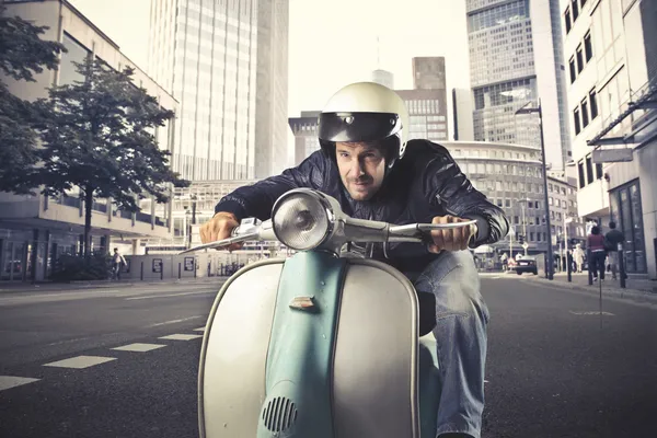 Scooter's Man — Stock Photo, Image