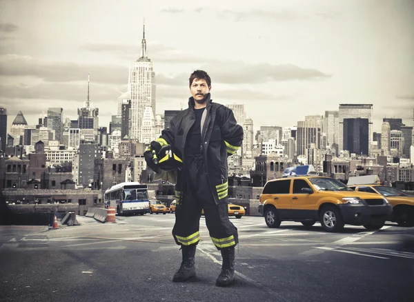 ニューヨークの消防士 — ストック写真