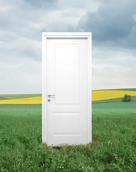 Drzwi w naturze — Zdjęcie stockowe