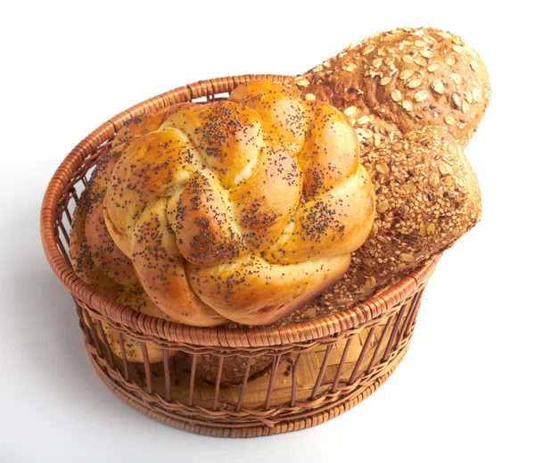 Ψωμί σε καλάθι — Φωτογραφία Αρχείου