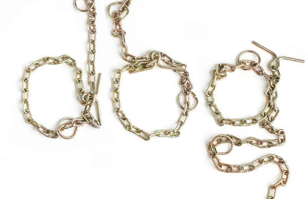 Chain making word dog — Stock Photo, Image