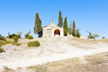 Eygalieres, Provence, Fransa yakınlarındaki Chapel St. Sixte