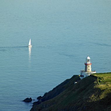 Lighthouse, Howth, County Dublin, Ireland clipart
